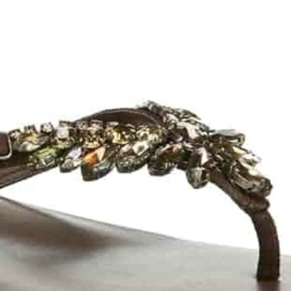 Naturalizer Fallyn Mocha Flat Sandals Women's Size 7M New in Box - Picture 5 of 9